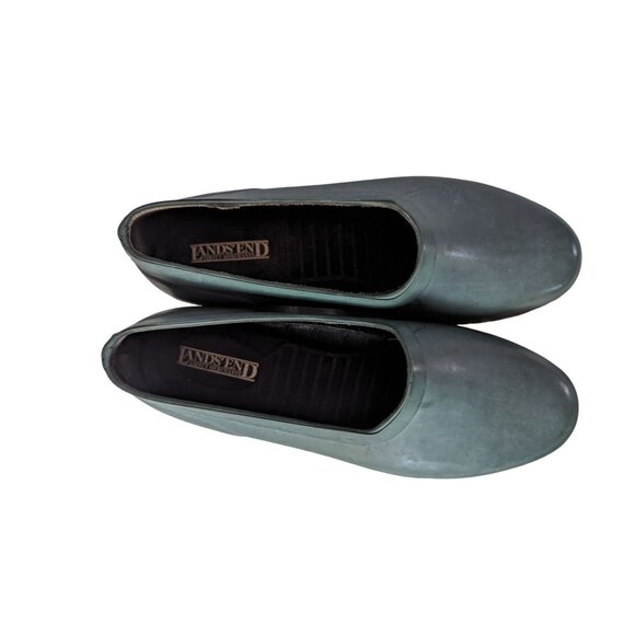 Lands End Waterproof Slip-on rubber garden rain shoes Size 10 - Picture 5 of 8
